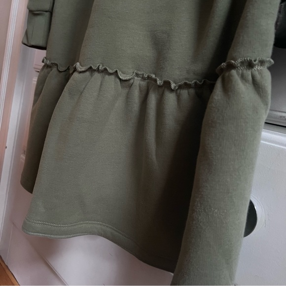 NWT UpWest Sweatshirt Dress with Ruffle - Picture 6 of 8